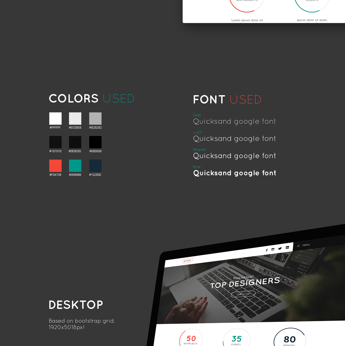 template Free Template Life Style UI ux Website design