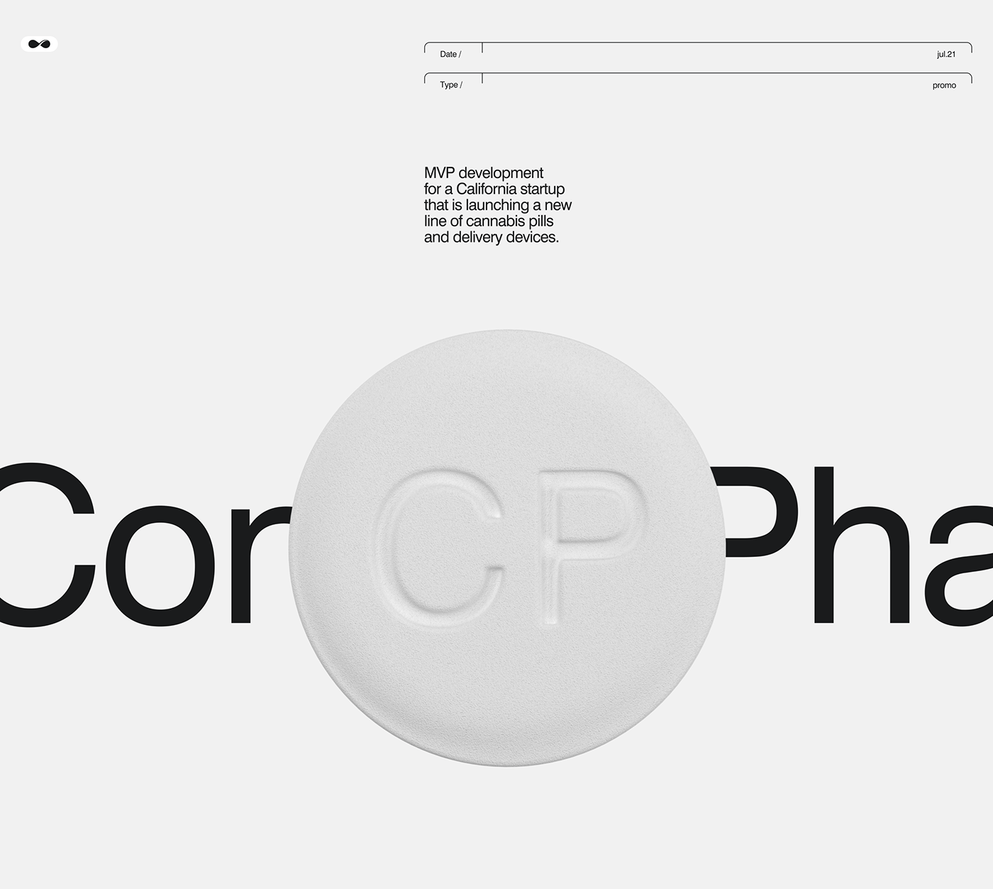 cannabis medical medicine minimal pharmacy typography  