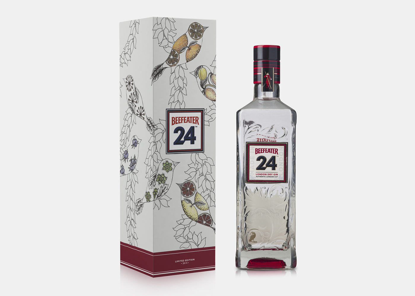 beefeater gin drinks brand Packaging graphic design  ILLUSTRATION  hand illustrated arts and crafts print design 
