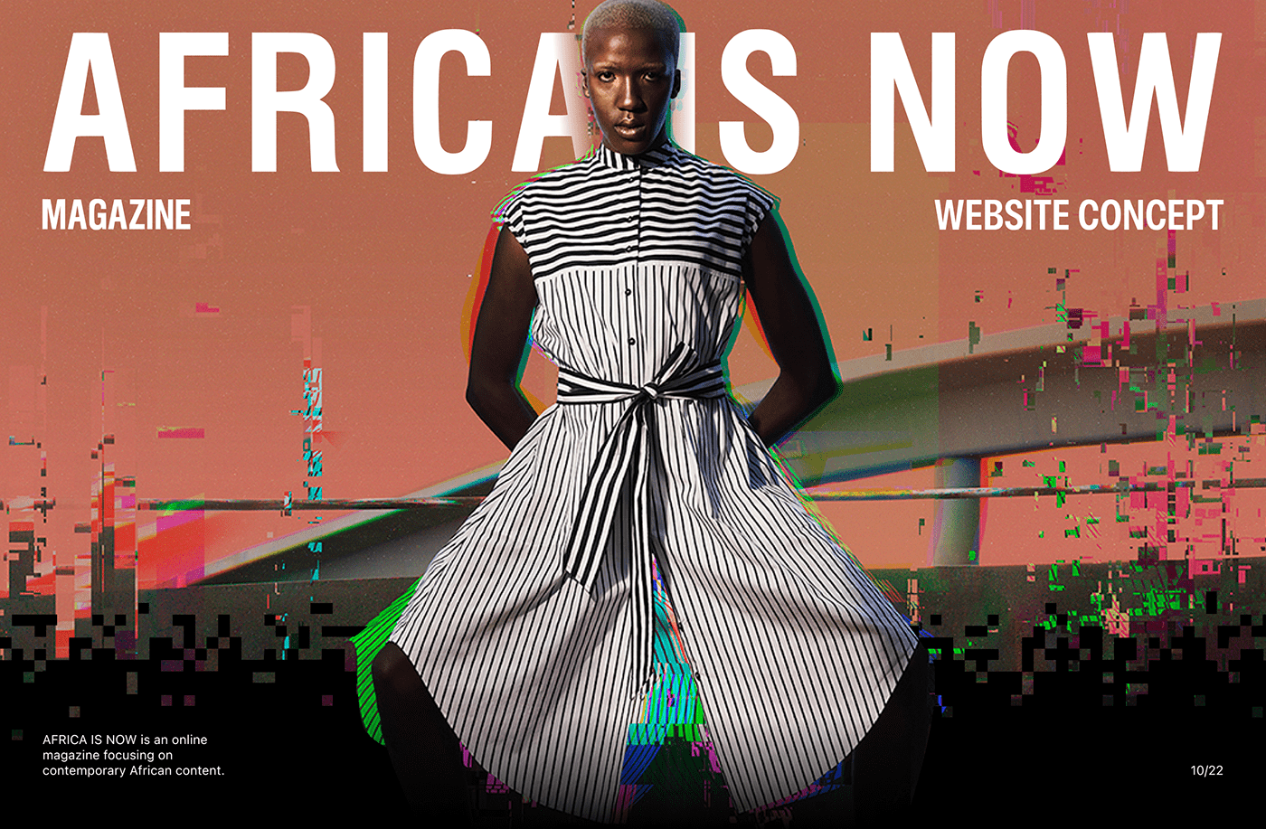 AFRICA IS NOW MAGAZINE WEBSITE CONCEPT on Behance