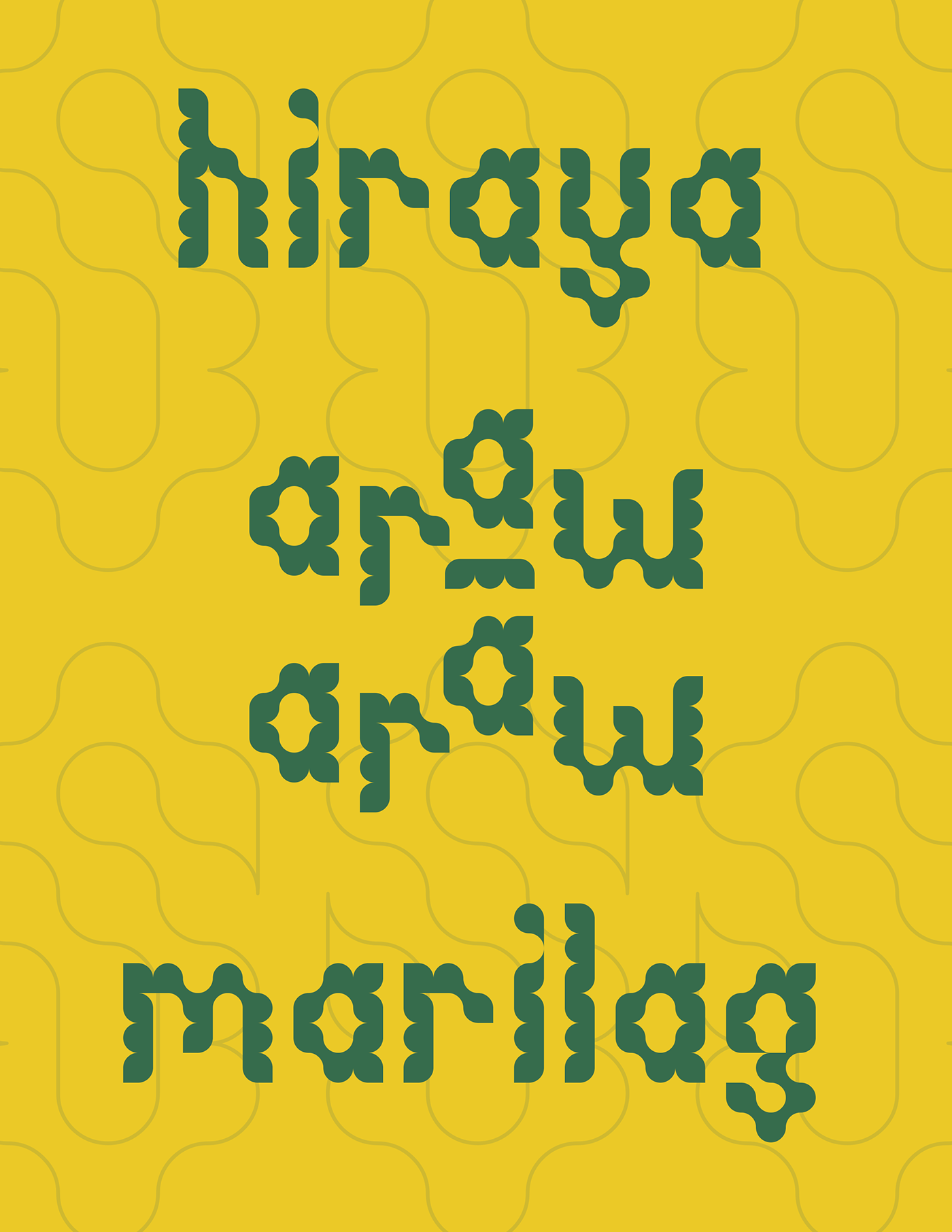 filipino font font design graphic design  Nature typography   typography design