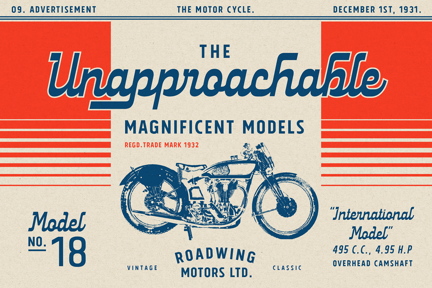 fonts motorcycle retro font retro script classic car vintage font Display automobile automotive   Automotive design