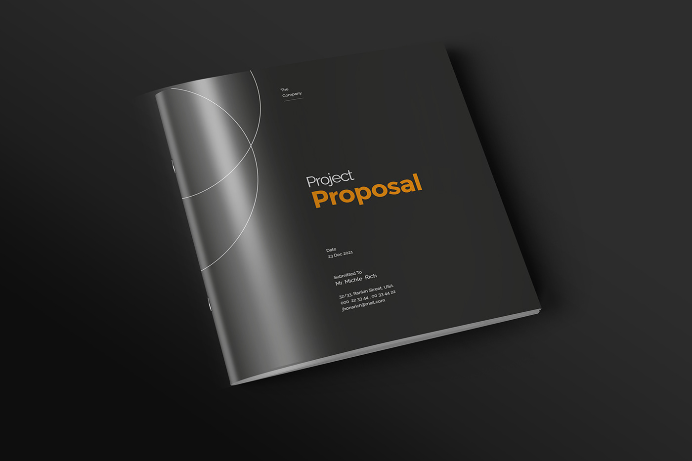 annual report brochure Brochure Template business prposal Company Brochure Proposal proposal design Proposal template square template