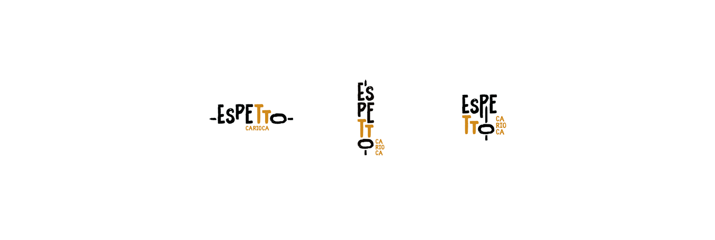 rebranding branding  Espetto bar logo Espetto Carioca brand identity identidade visual
