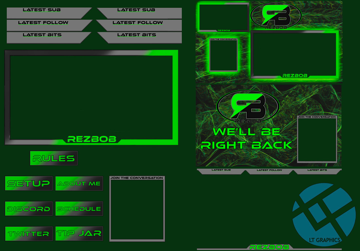 graphics stream package Twitch