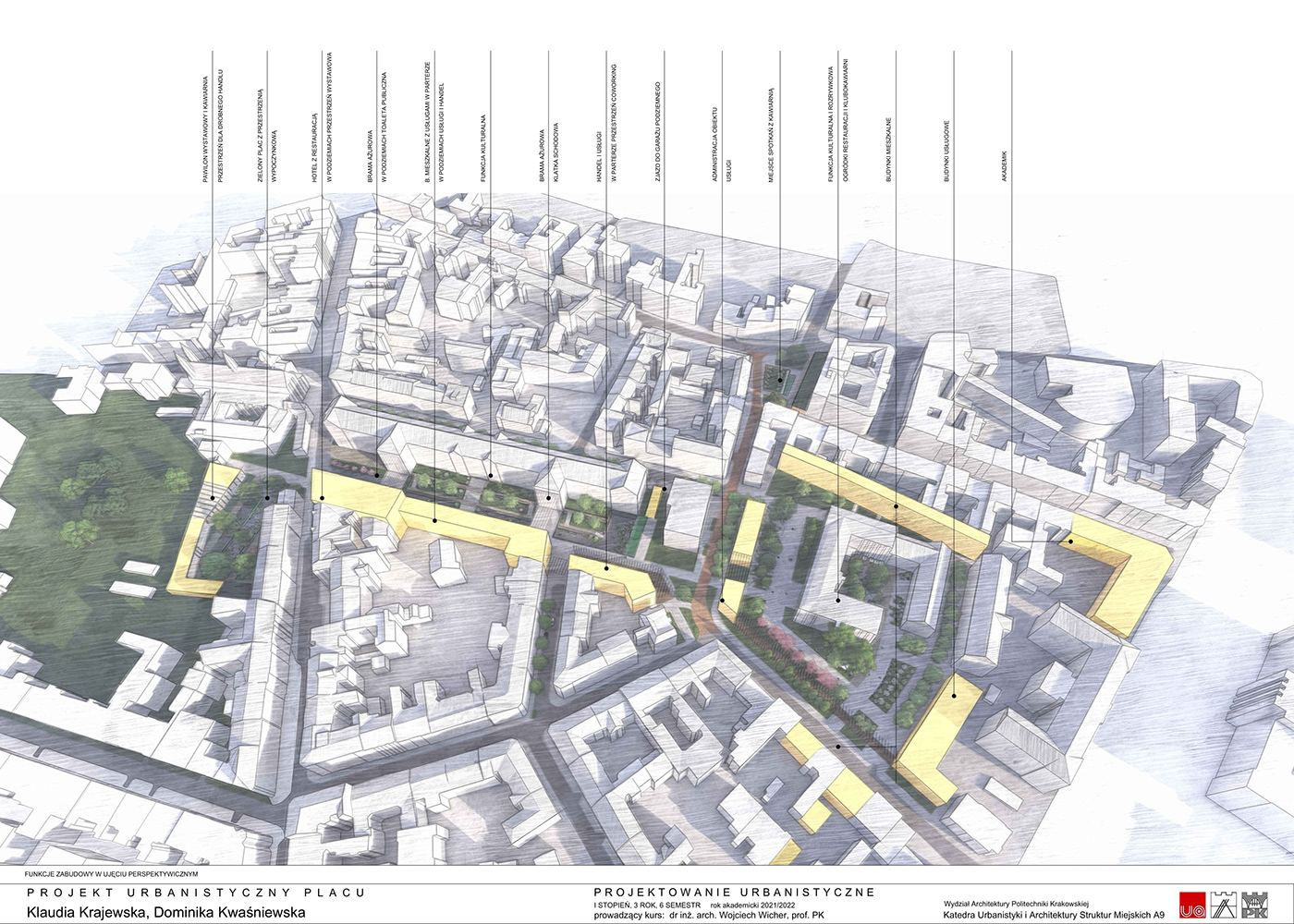 architecture krakow Landscape Masterplan urbandesign urbanism   urbanplanning