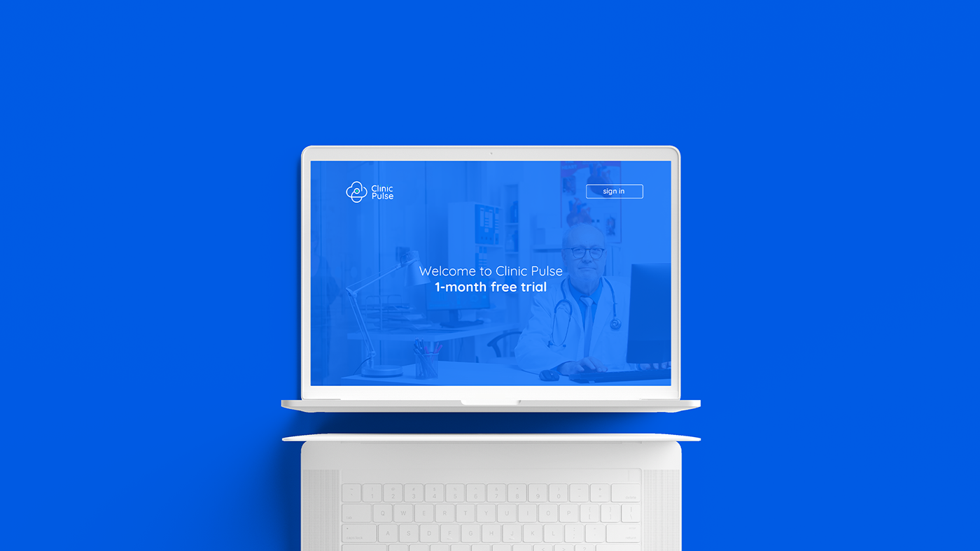 blue branding  clinic clouds logo Logo Design Program rebranding redesign visual identity