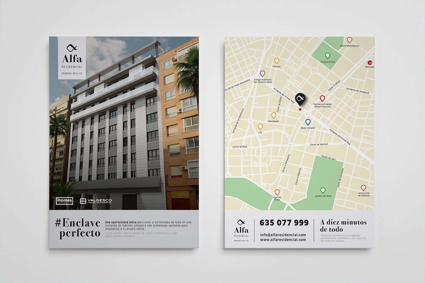 Advertising  architecture design flyer graphic house map