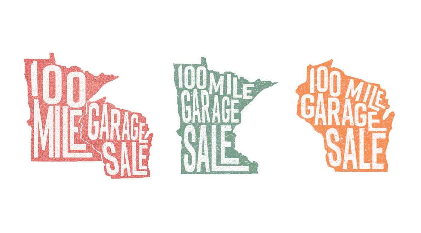event promotion Mobile app garage sale wearables minnesota Wisconsin State Logo