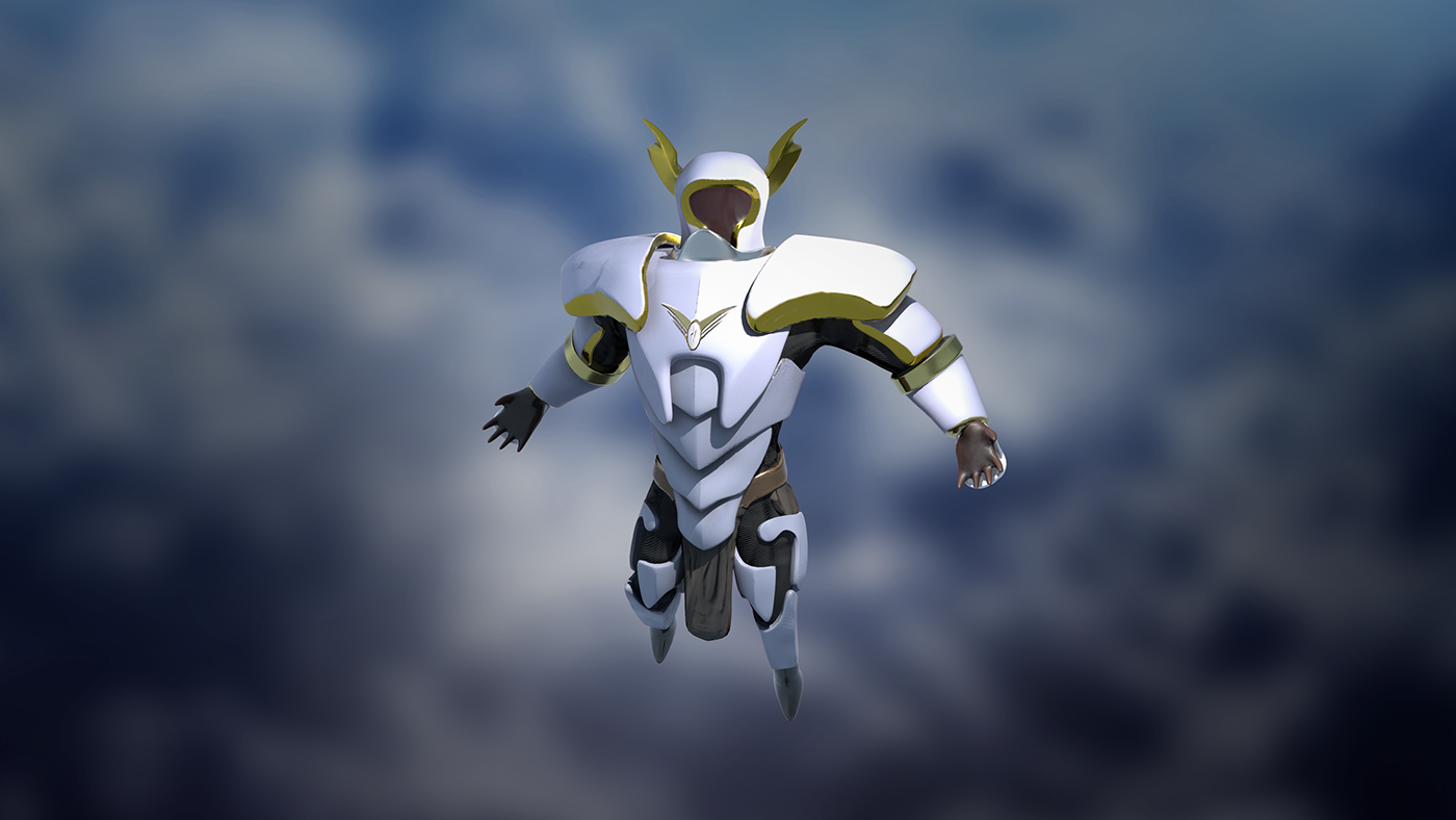concept God game character Render 3D