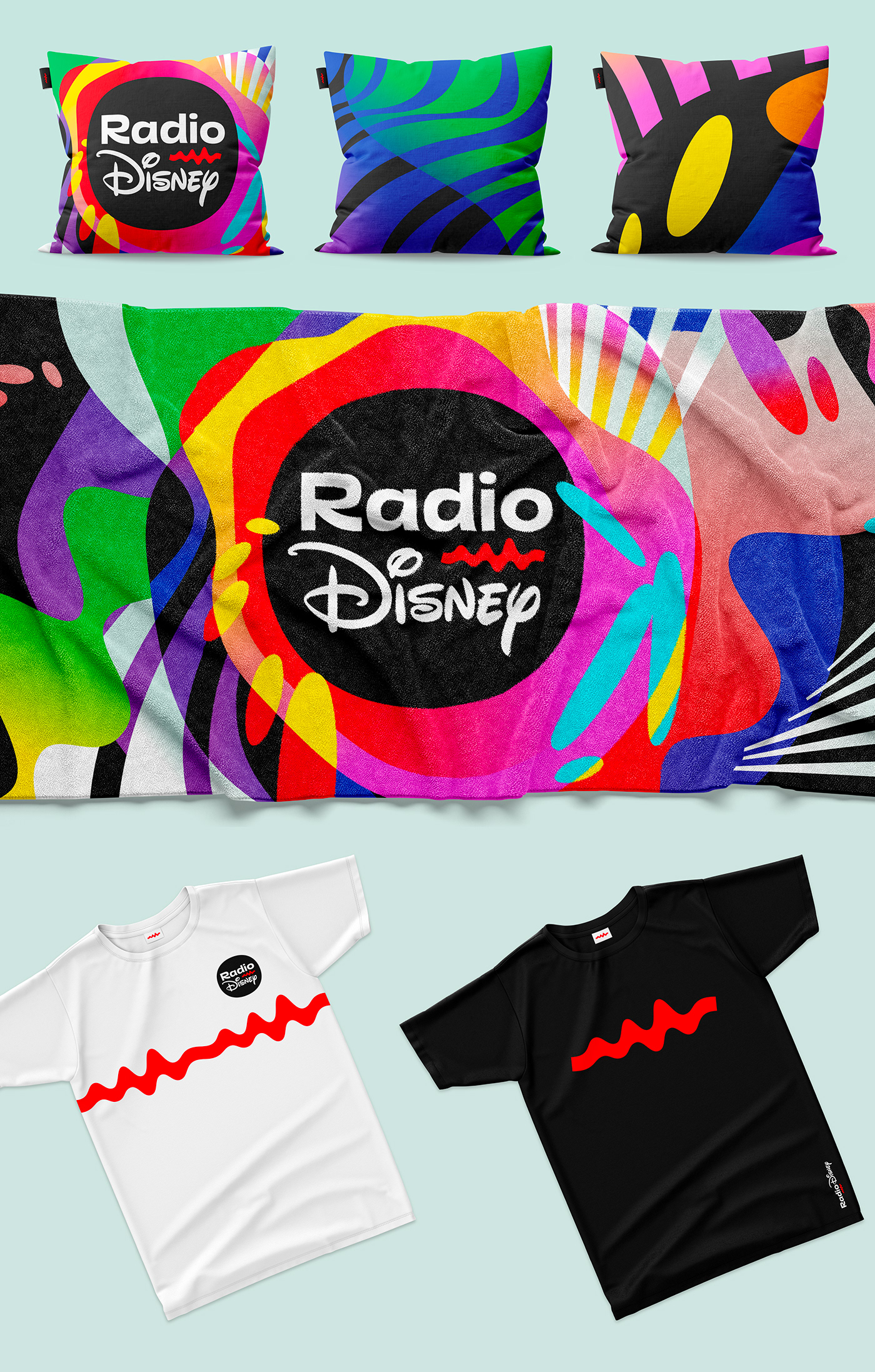 identity type design brand identity radio disney motion motion graphics  disney custom type music Radio