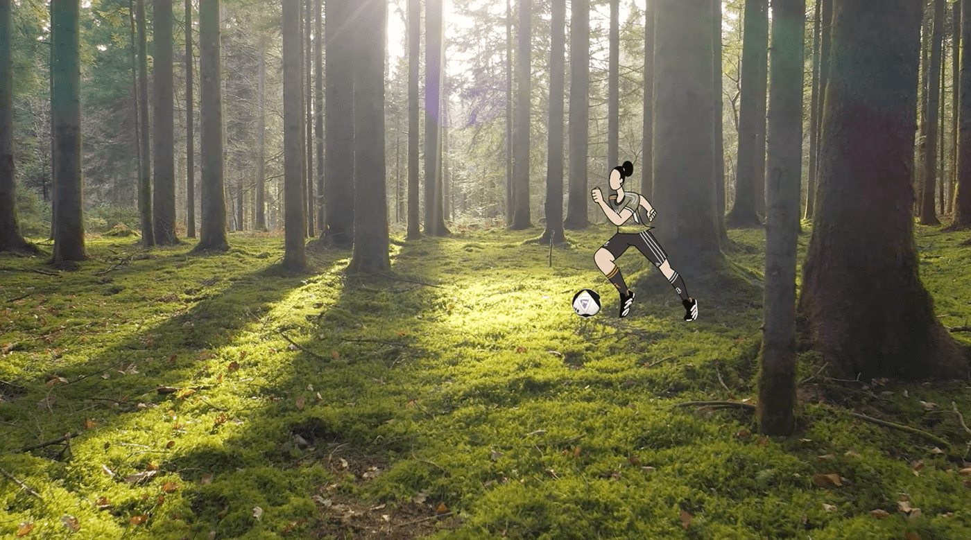 2D Animation animacion argentina Argentina en la piel Direction de Arte Futbol fútbol femenino holabosque Mix media