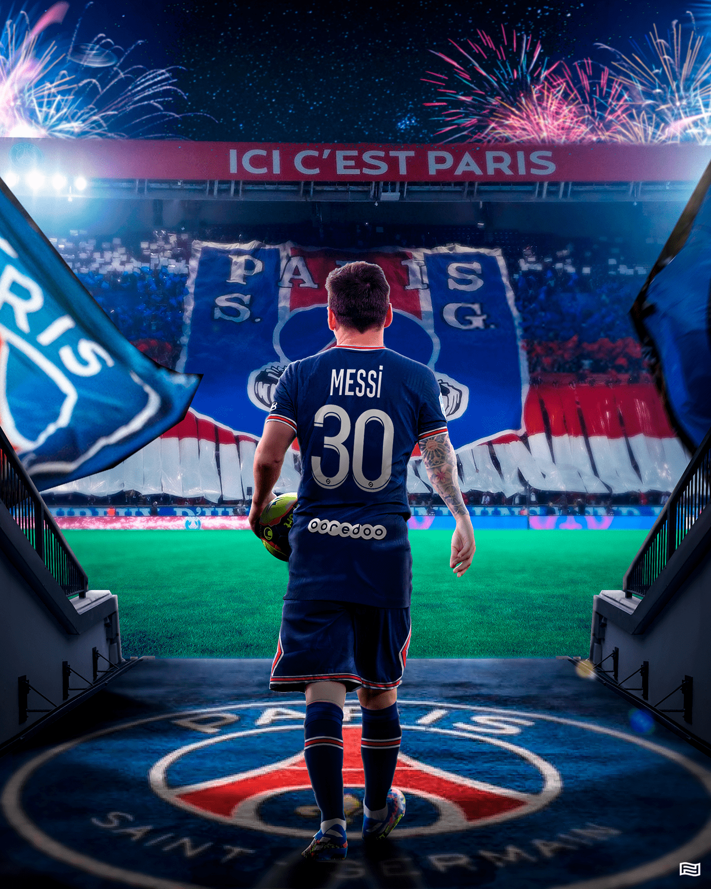 Messi PSG wallpaper: Hãy chiêm ngưỡng tuyệt tác Messi PSG wallpaper. Đẹp lung linh và rất chất lượng với hình ảnh siêu sắc nét của ngôi sao bóng đá nổi tiếng thế giới Lionel Messi. Đây sẽ là một lựa chọn lý tưởng cho các fan hâm mộ Messi và PSG.