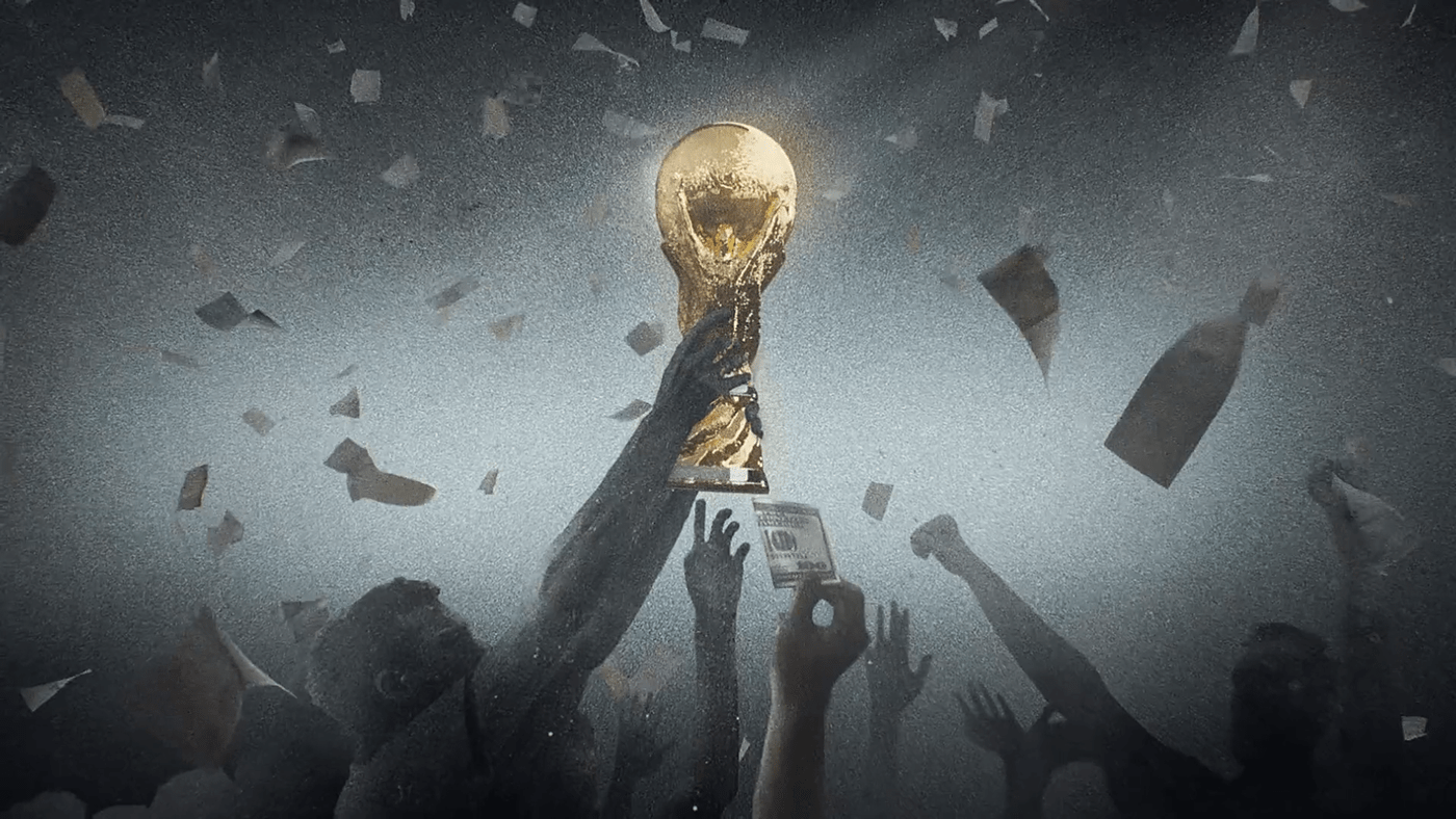 3D after effects cinema 4d intro Main title motion design motion graphics  soccer title sequence world cup