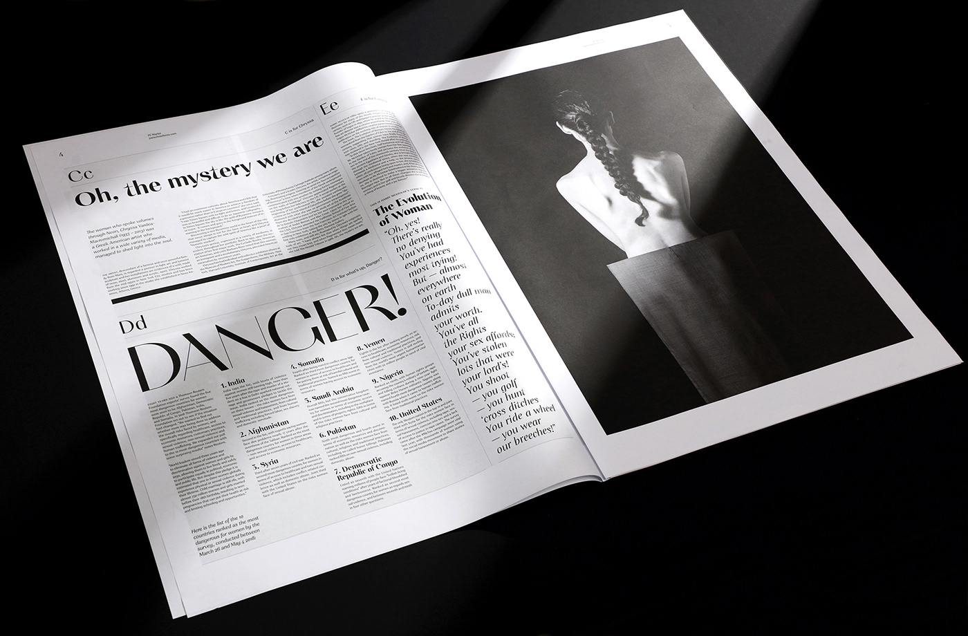 typographic compendium publication Typeface Fashion  fashionable feminine edgy large edition