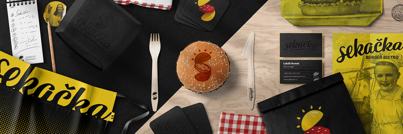 graphicdesign branding  logo identity fastfood amothdesign amoth burger bistro amothstudio