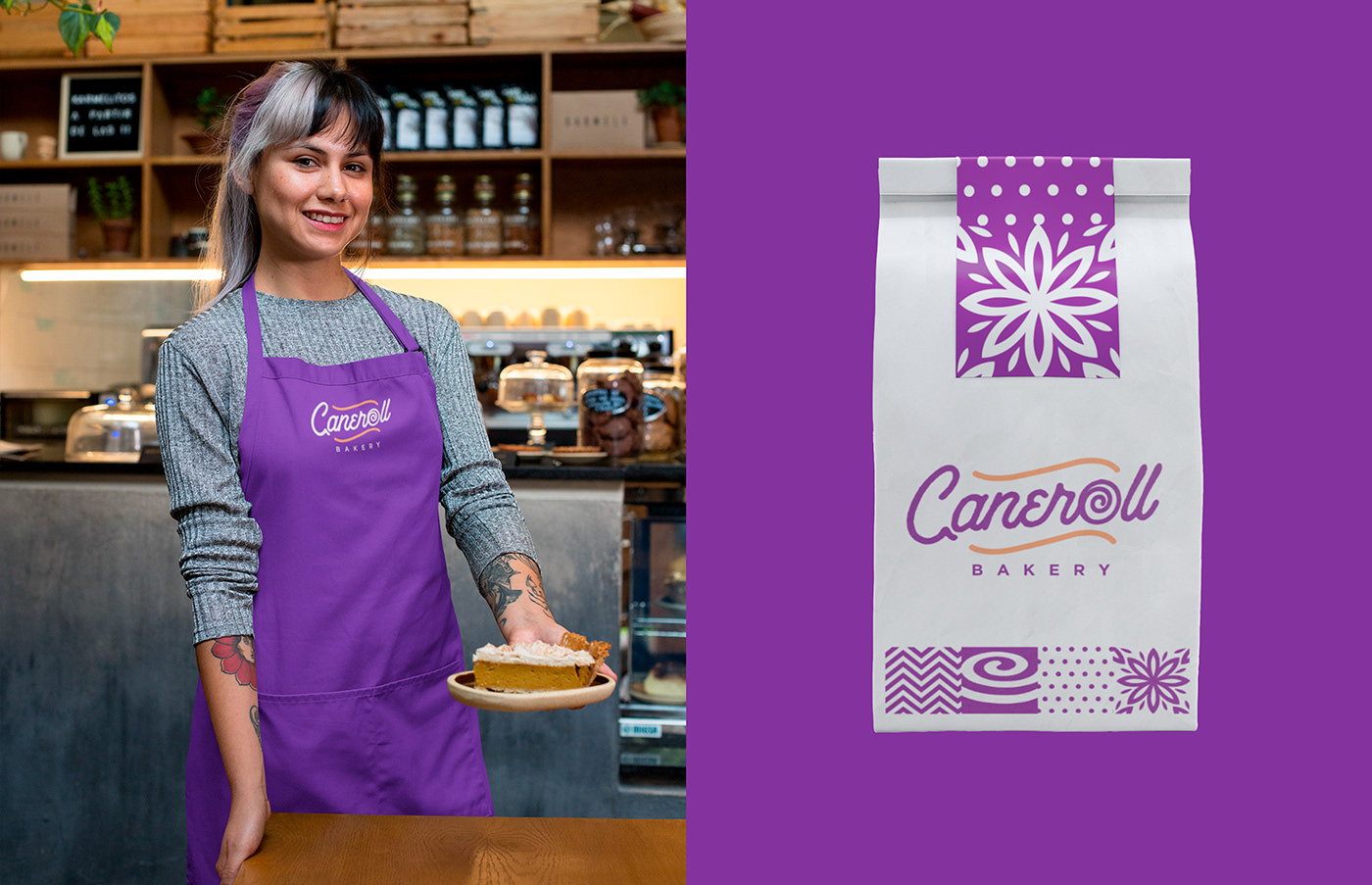 bakery branding  brandingdesign cinnamon rolls design logo Logo Design Logotype Packaging reposteria
