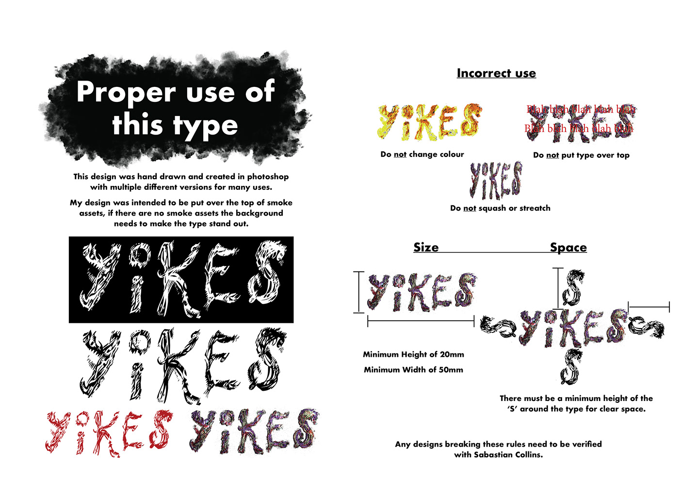 brand clothes design Jacob Yikes skate spray paint Street Art  t-shirts typography   yikes