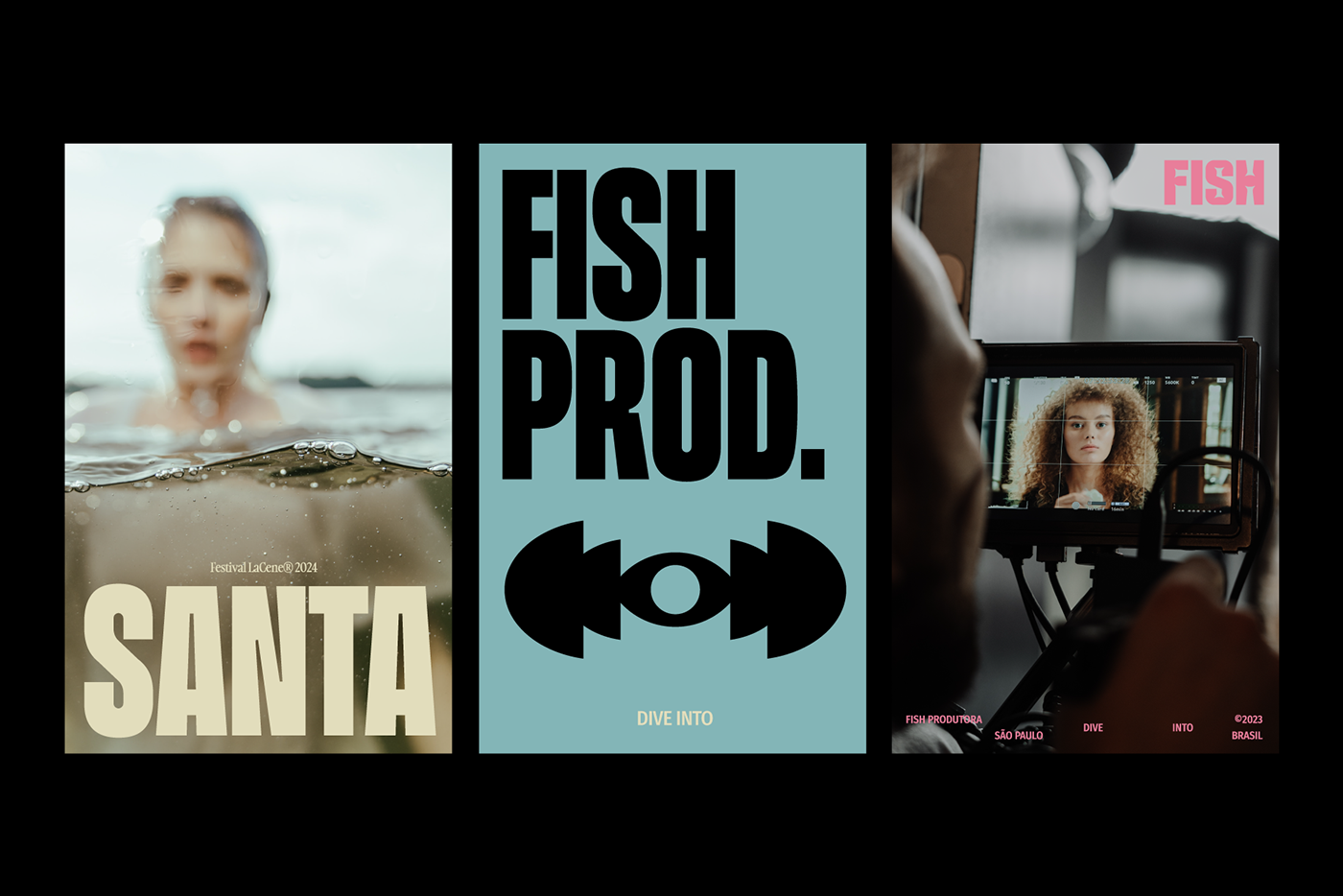 brand brand identity branding  Film   filmmaking fish identity logo Logotype visual identity