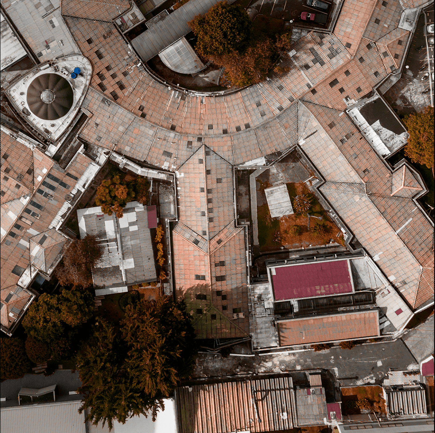 Aerial alphabet architecture city colombia drone facades letters shot