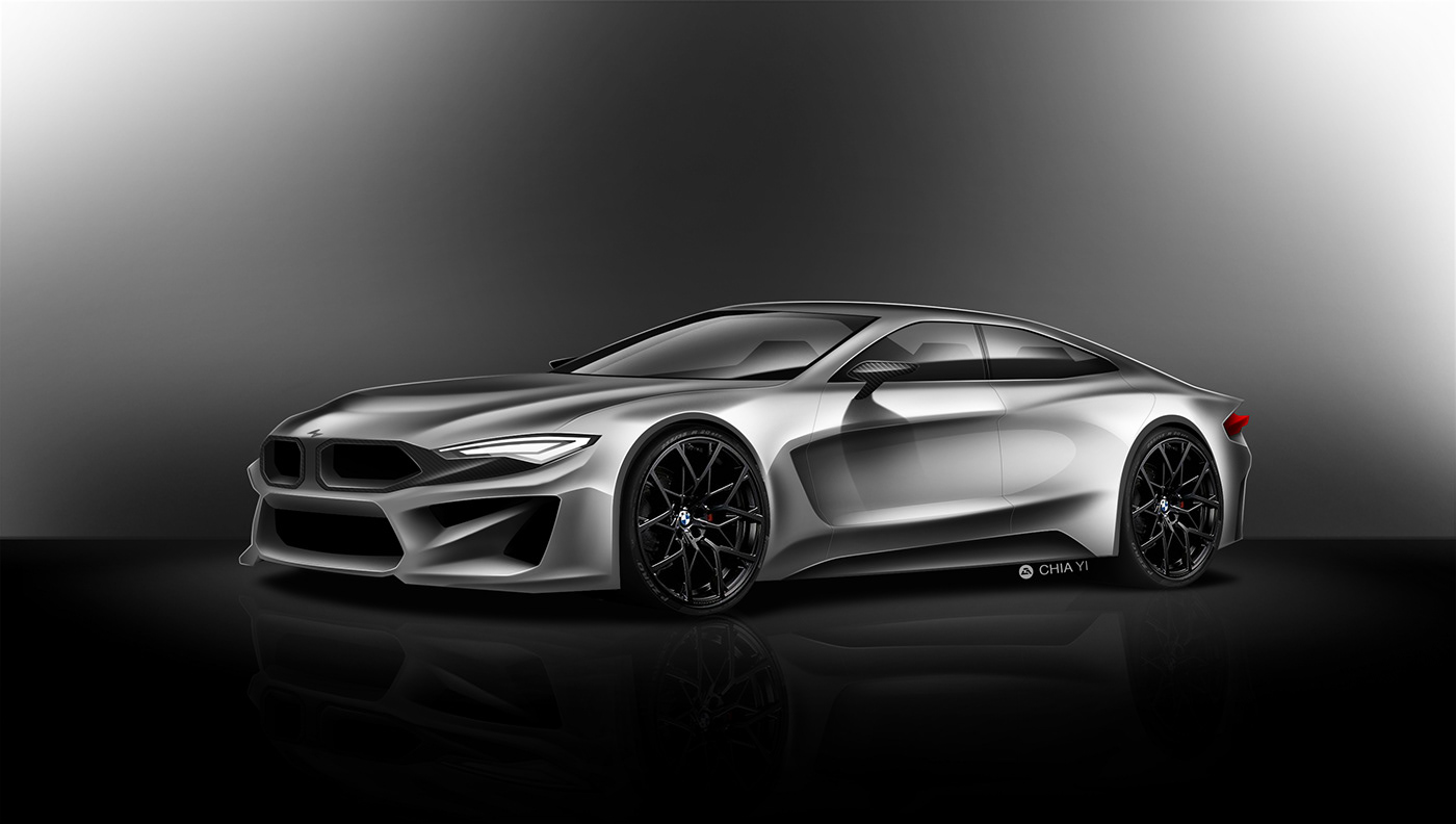 BMW automotive   concept car design exterior design rendering design