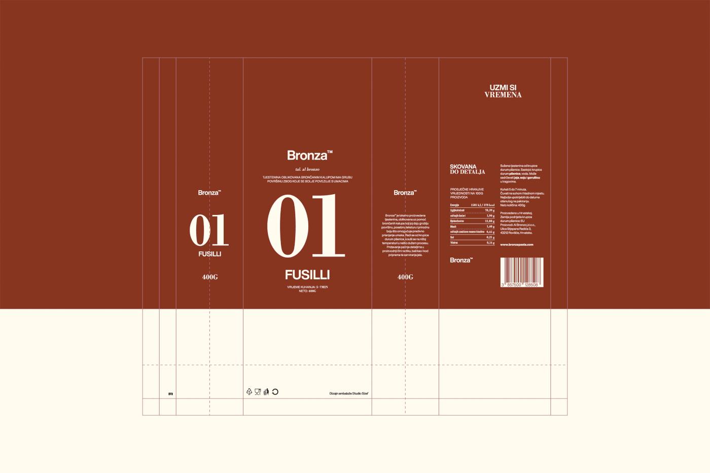 brand identity bronze craft Logotype Packaging Pasta bodoni helvetica texture