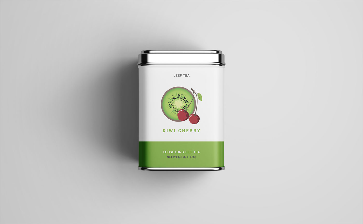 tea leef Packaging ILLUSTRATION 