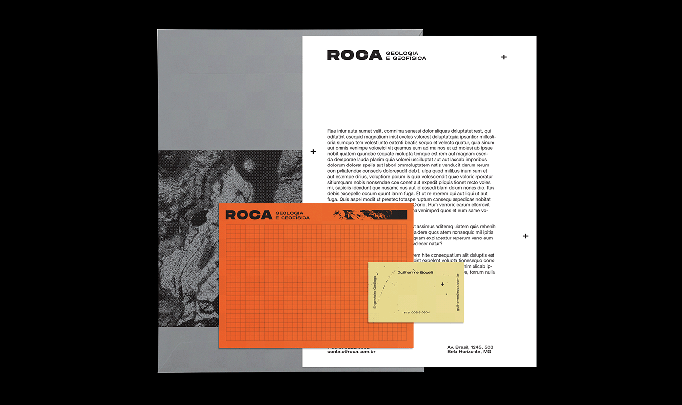 brand identity geology geophysics rock