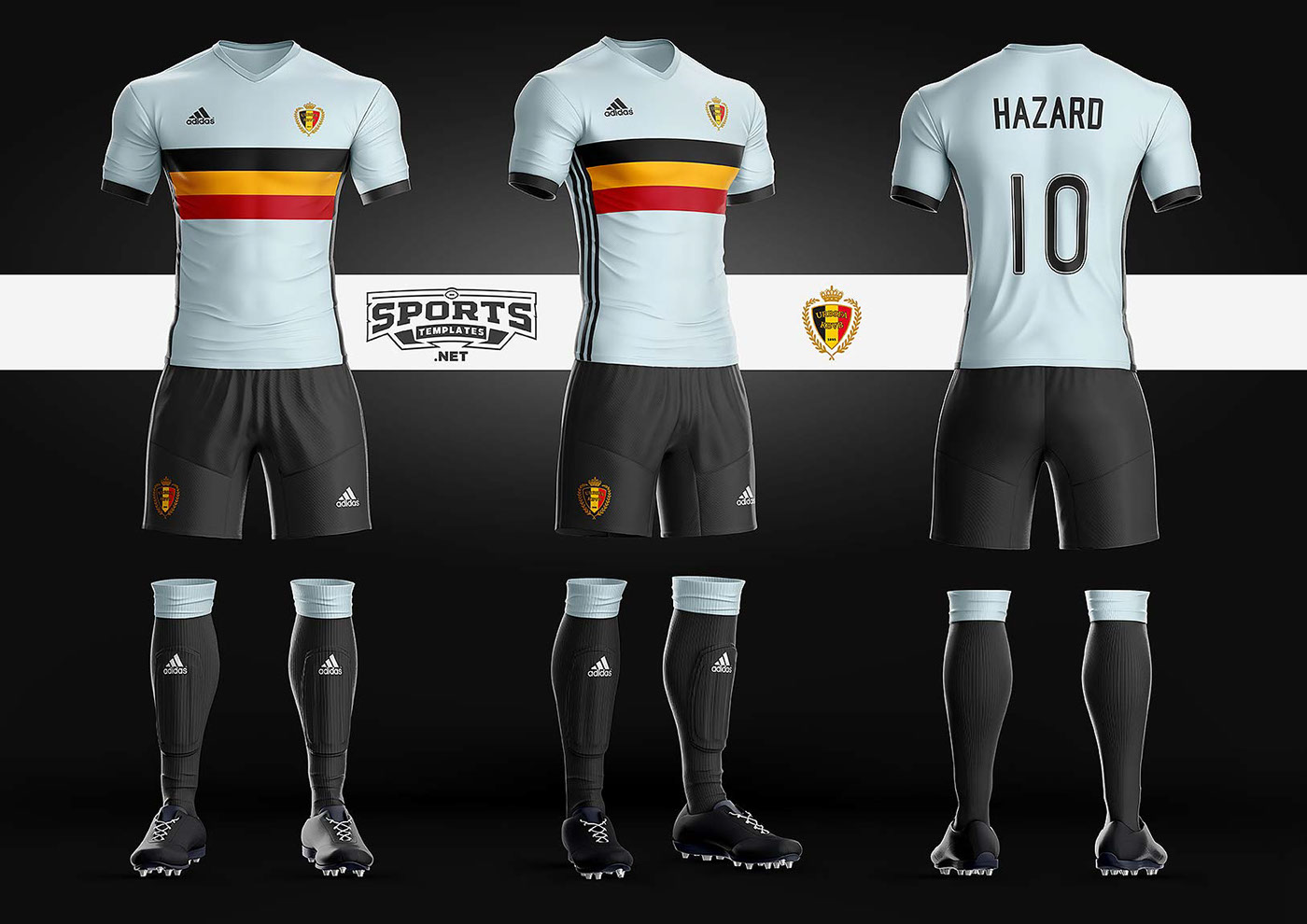 mockup uniform shirt Behance Template Goal Uniform on Kit Soccer