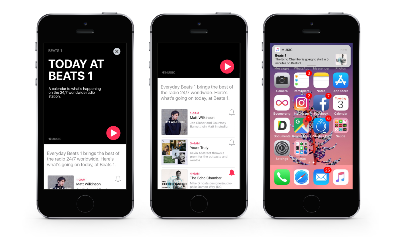 Interface UI ux design Apple Music iphone interaction redesign