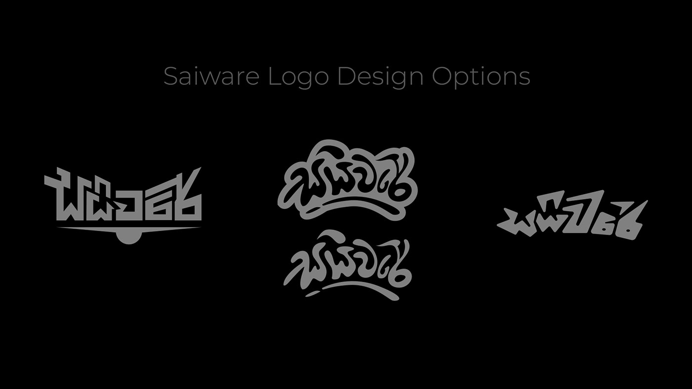 Logo Design Logotype identity Graphic Designer Sinhala Typography typography   text designer graphic