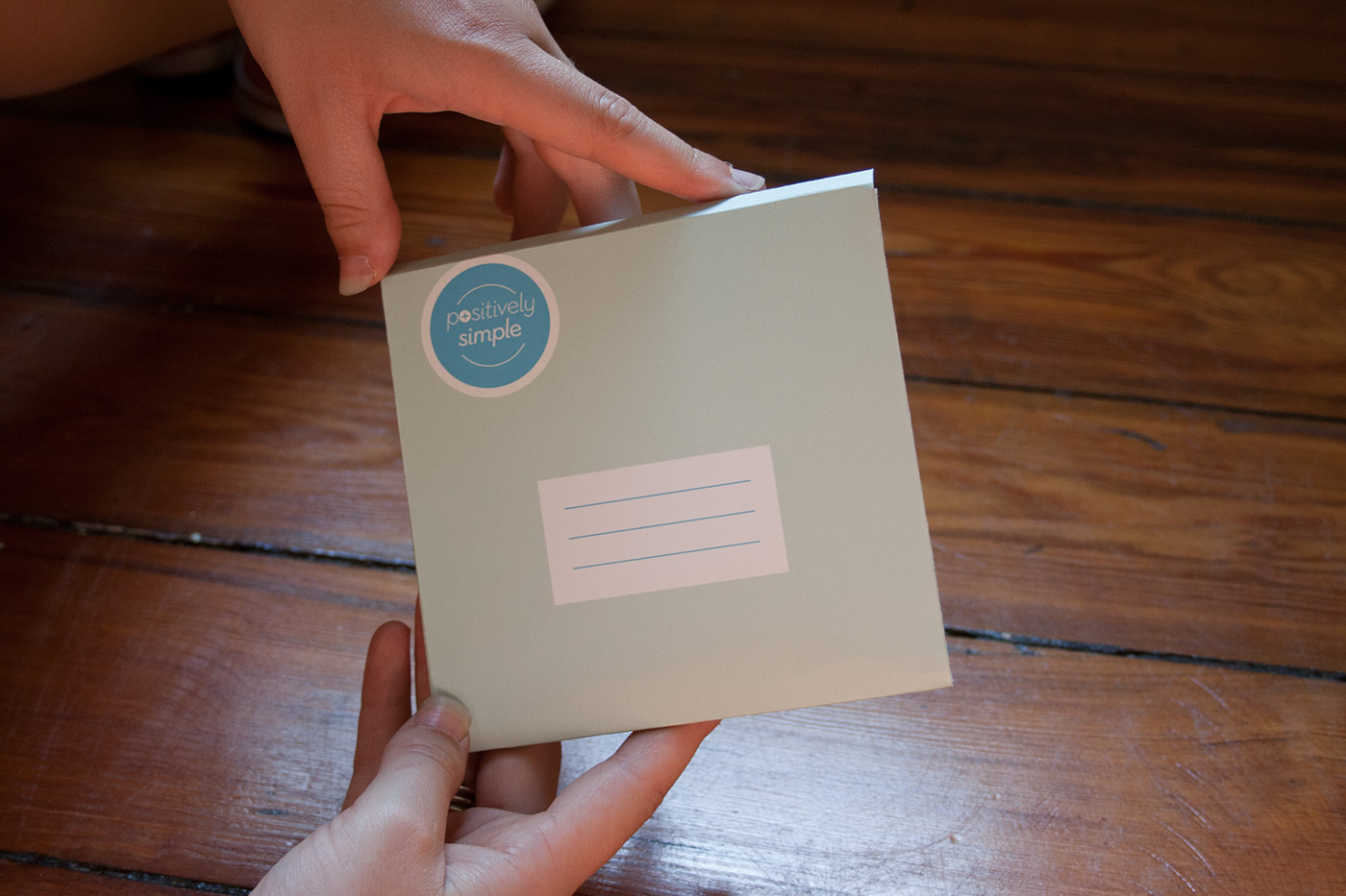 positively simple simple simplify Direct Mail Kit non-profit de-clutter material possessions
