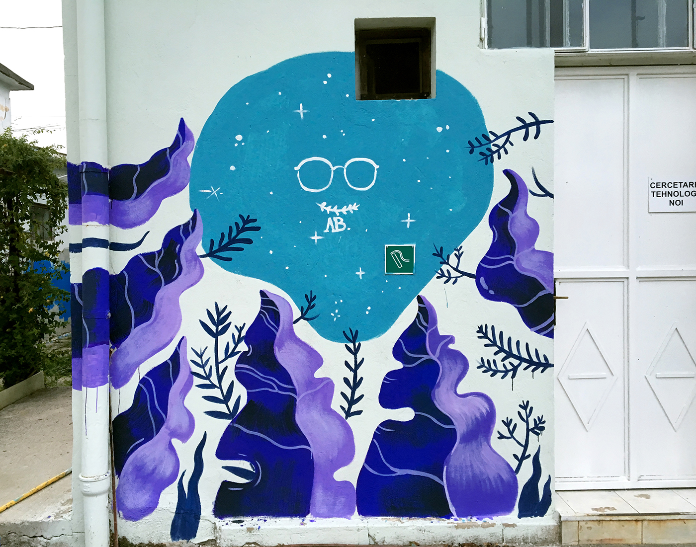 Street Art  wall painting Character design  portrait Nature plants Urban colors girl Hipster