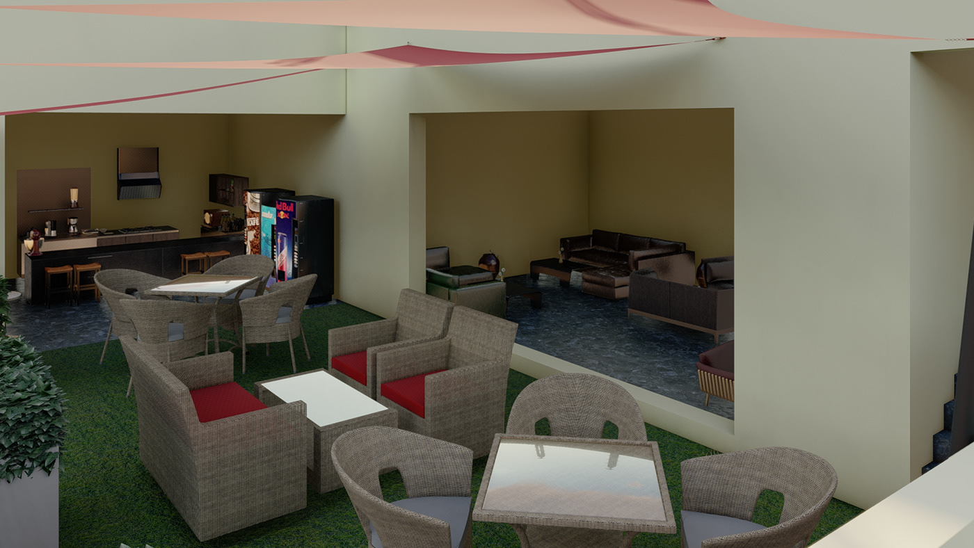 furniture interior design  architecture 3D 3ds max visualization Render exterior vray modern
