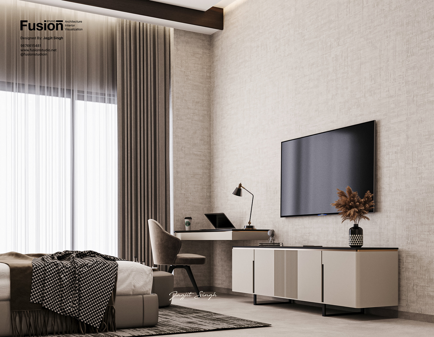 3ds max bed CGI chair corona furniture Interior interior design  Render visualization