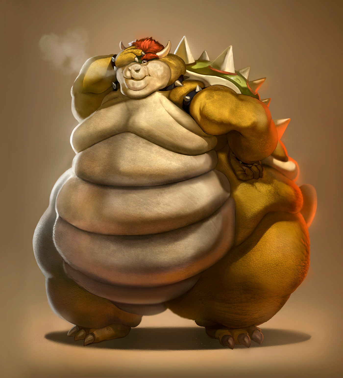 He is a pretty chunky character so I decided to maximise that characteristi...