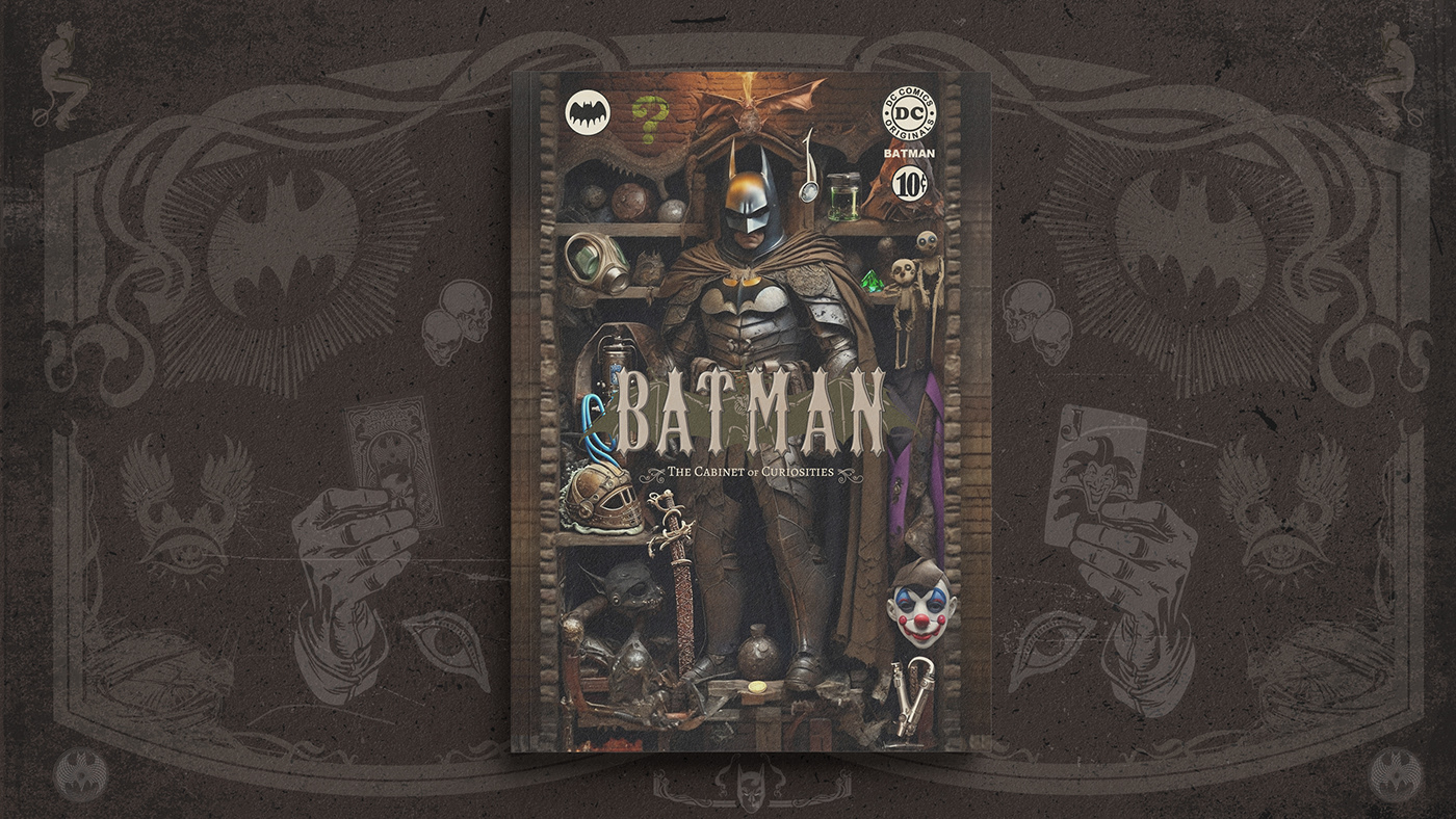 batman Comic Book Ai Art vector photoshop Graphic Designer visual identity Passion Project