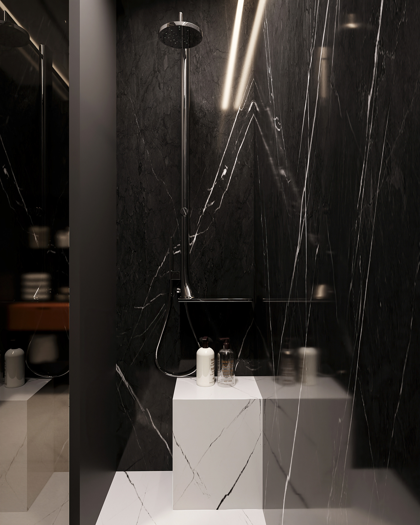 apartment bathroom bedroom high-end kitchen living luxury Marble premium wood
