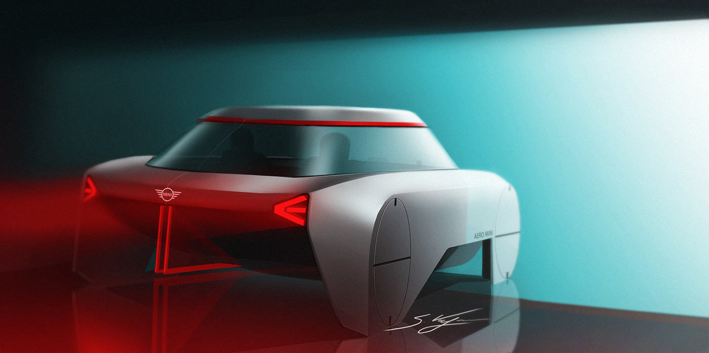 sketch photoshop Digital Art  Drawing  kafmann design concept rendering car wacom