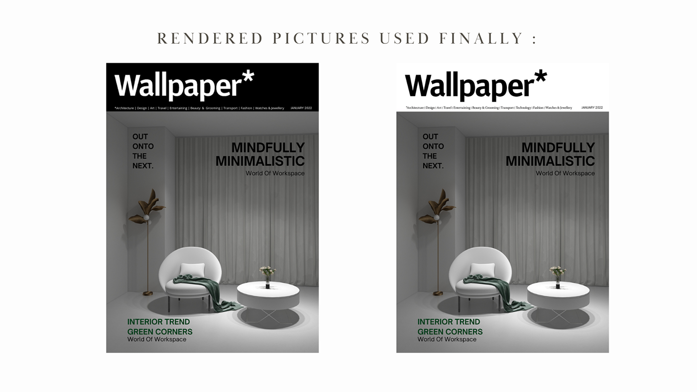 coverpage design design editorial design  magazine Magazine Cover Magazinecoverdesign wallpapermagazine
