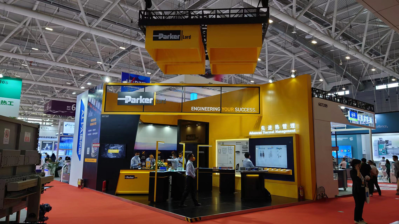 lord battery exhibiton booth PARKER HANNIFIN cibf