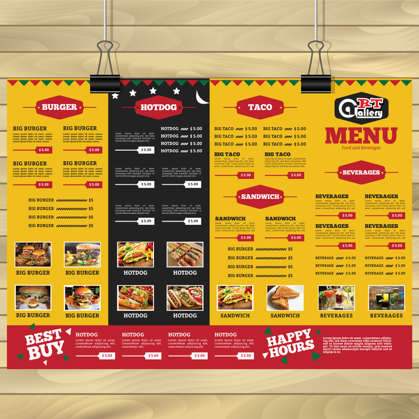 restaurant catalog Menu Card display card menu design food catalog