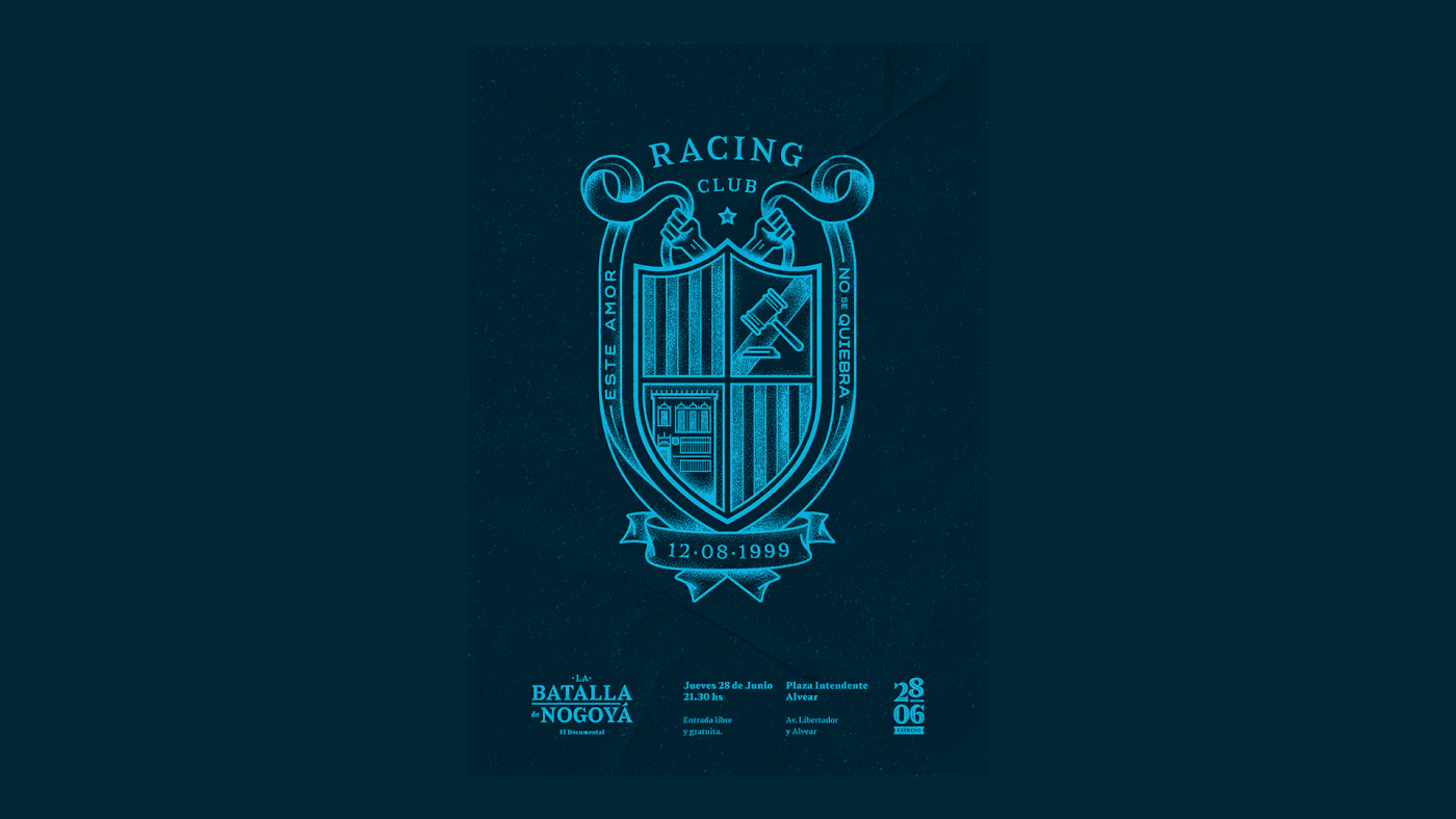 poster logo soccer Cinema escudo football print ILLUSTRATION sport Film