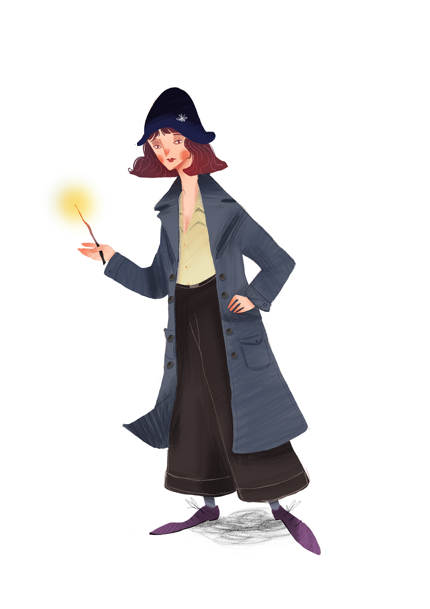 karakter design tasarım digitalart concept harrypotter ILLUSTRATION  woman mage witcher