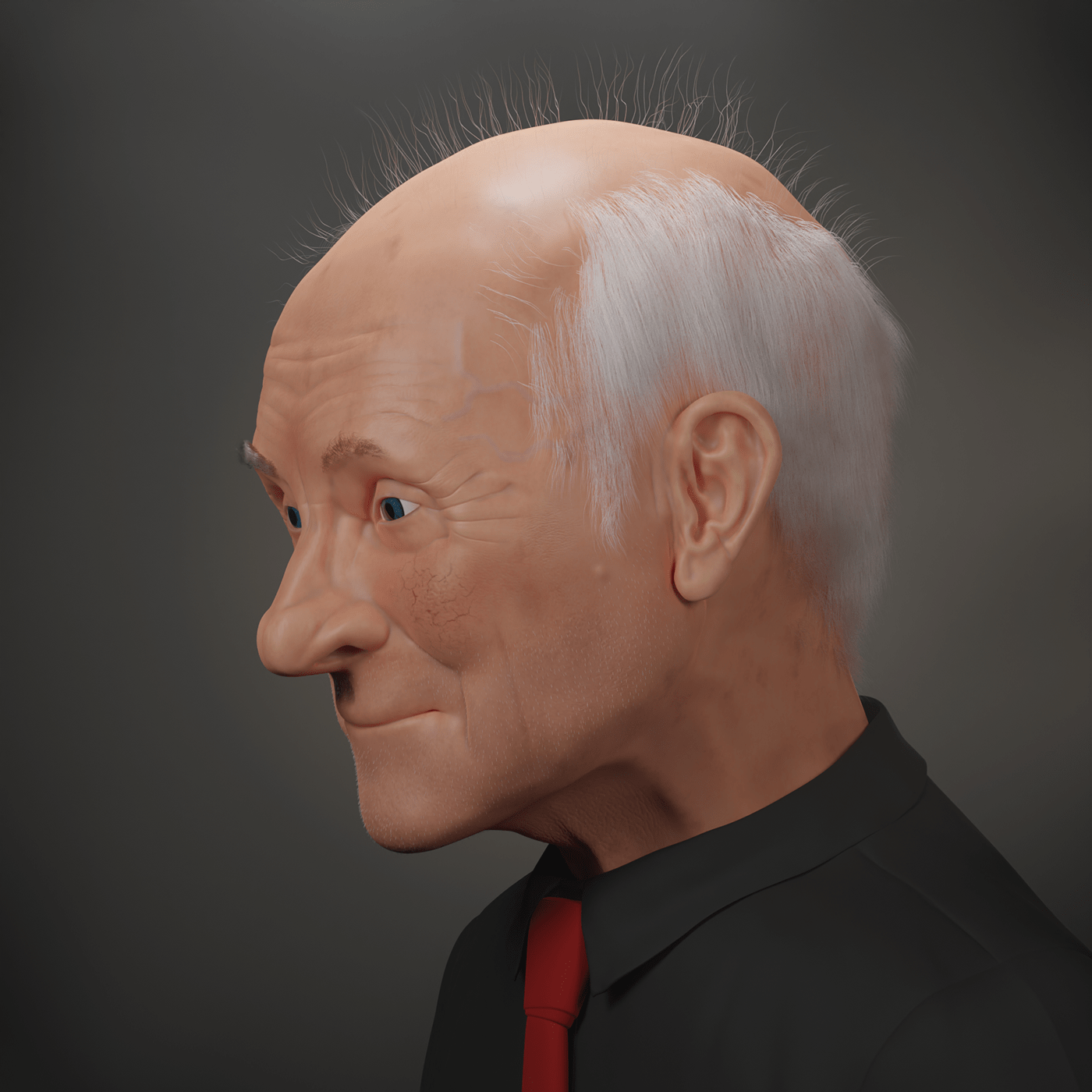 3D 3d modeling blender portrait Render