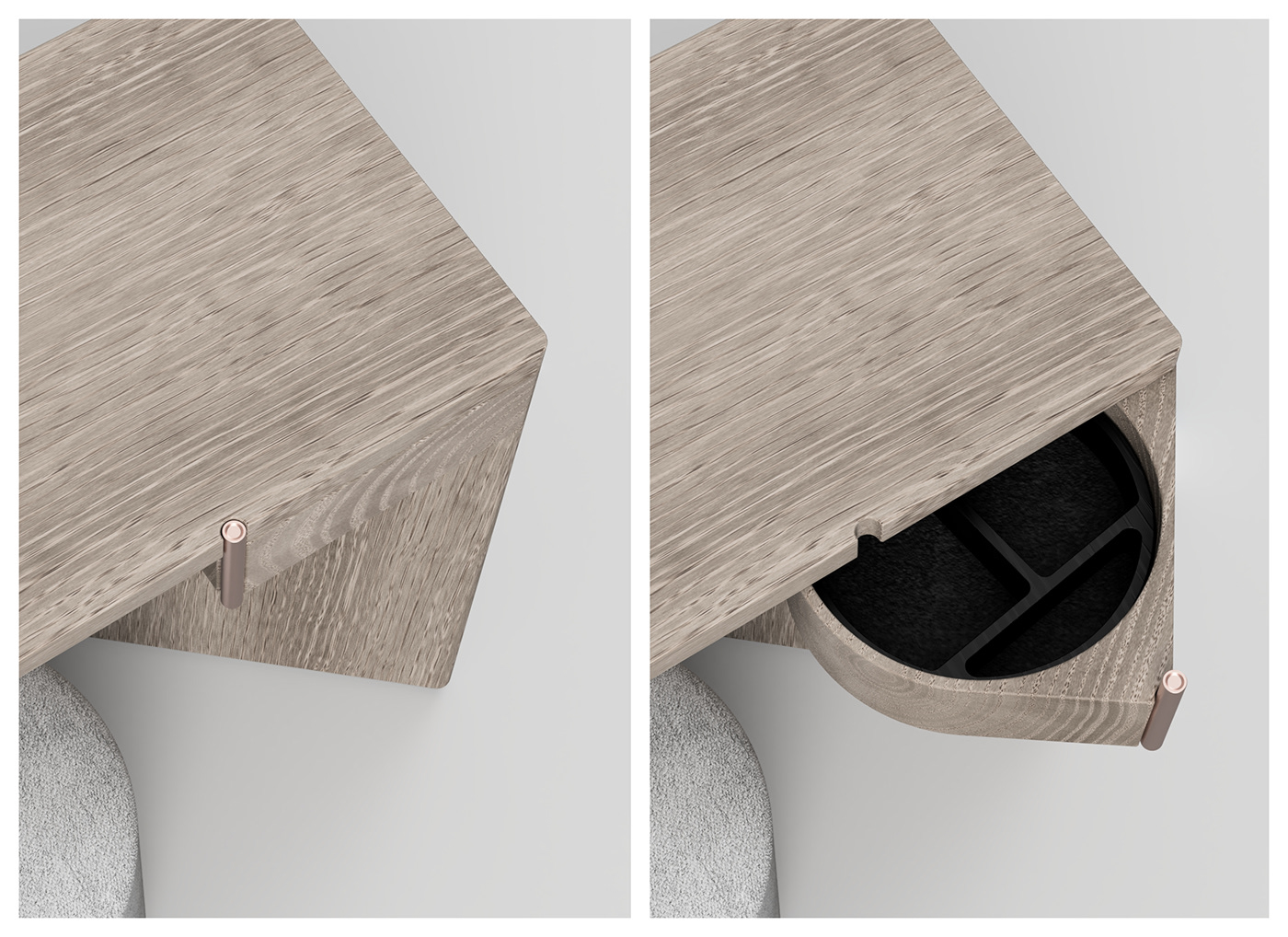 contemporary design furniture minimalist vanity wooden product