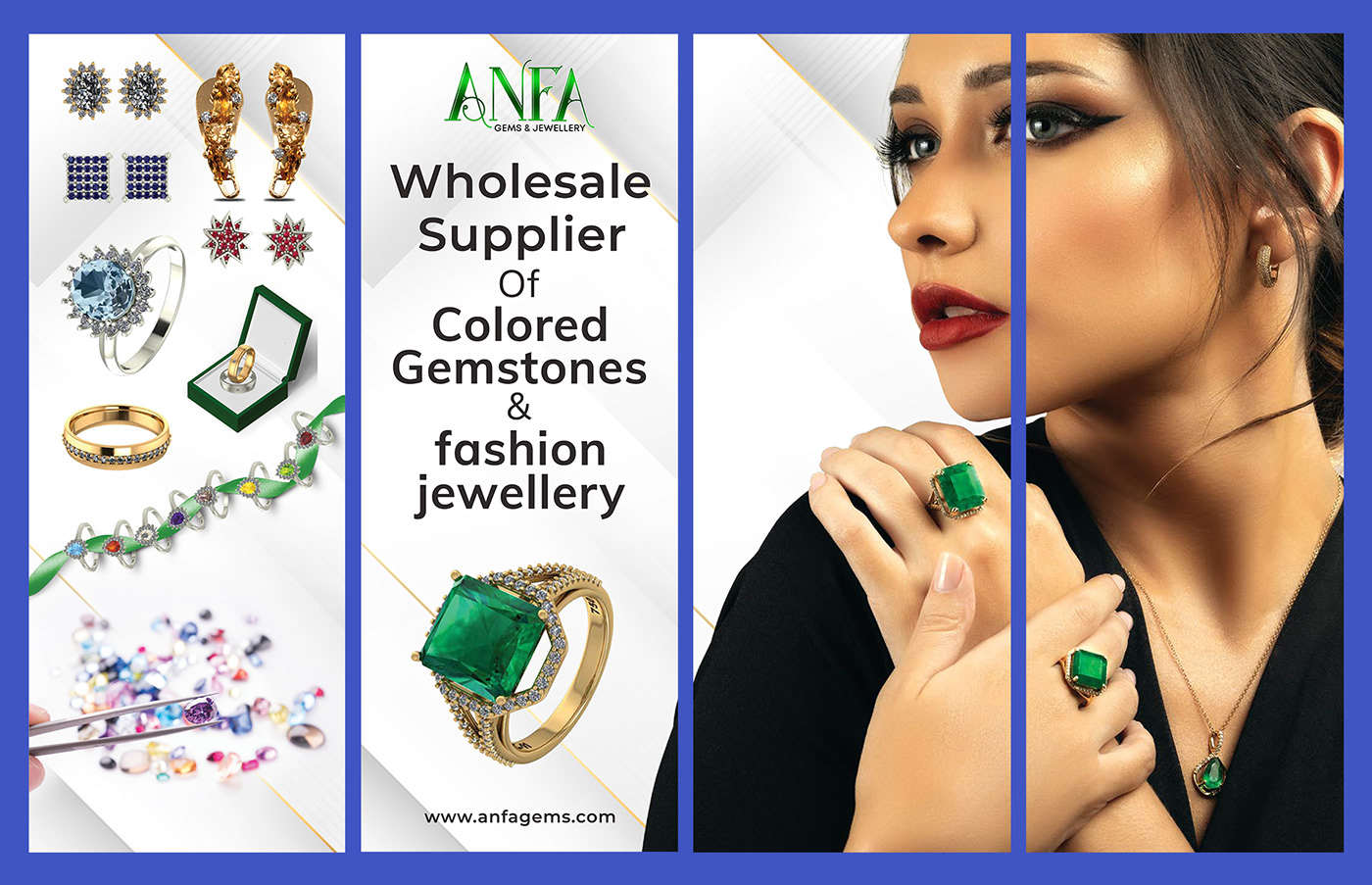 Fashion  jewelry Jewellery gemstone graphic design  brand identity design Advertising  visual identity branding 