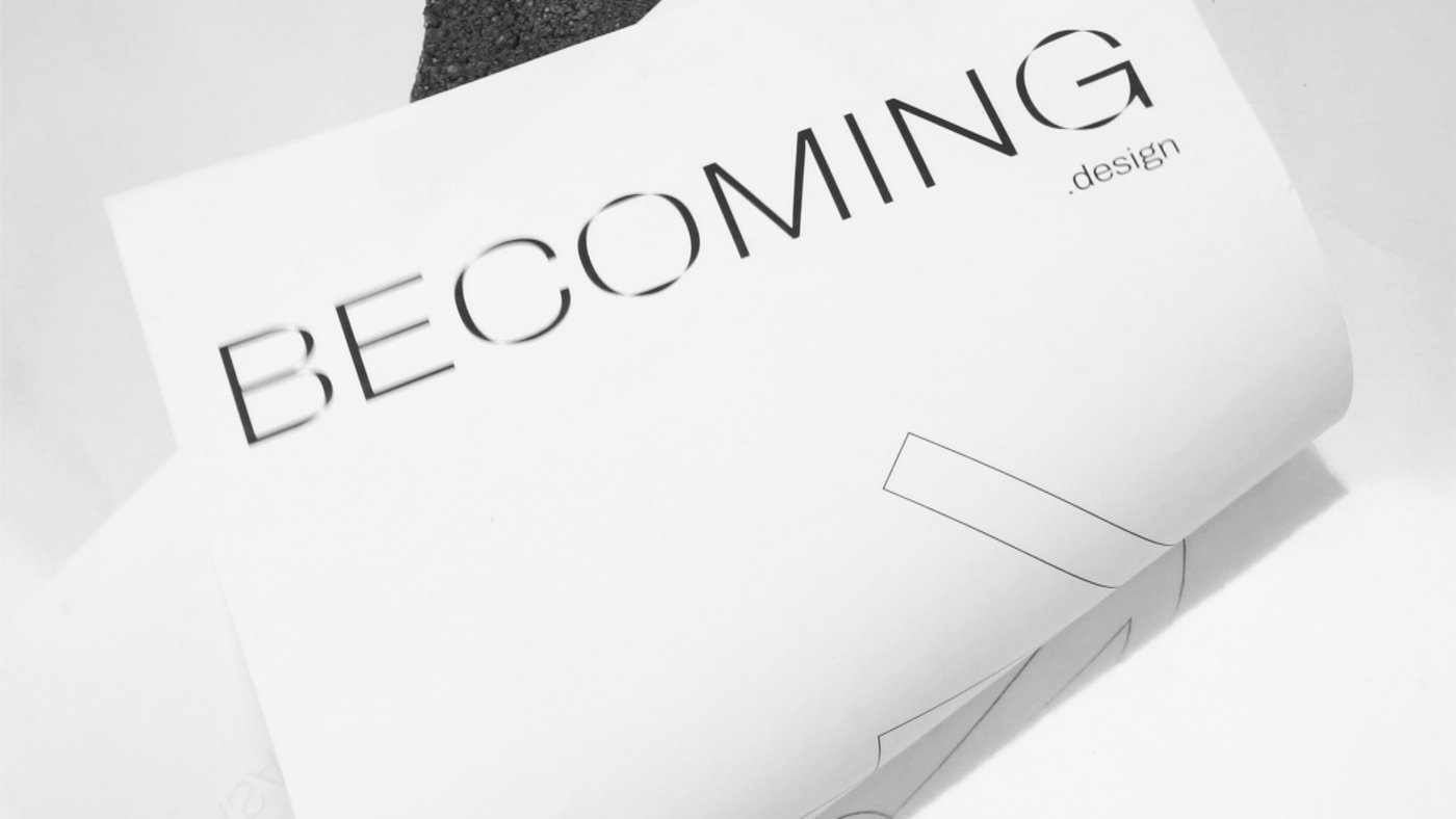 Poster design for Becoming, an architecture studio in Dominican Republic
