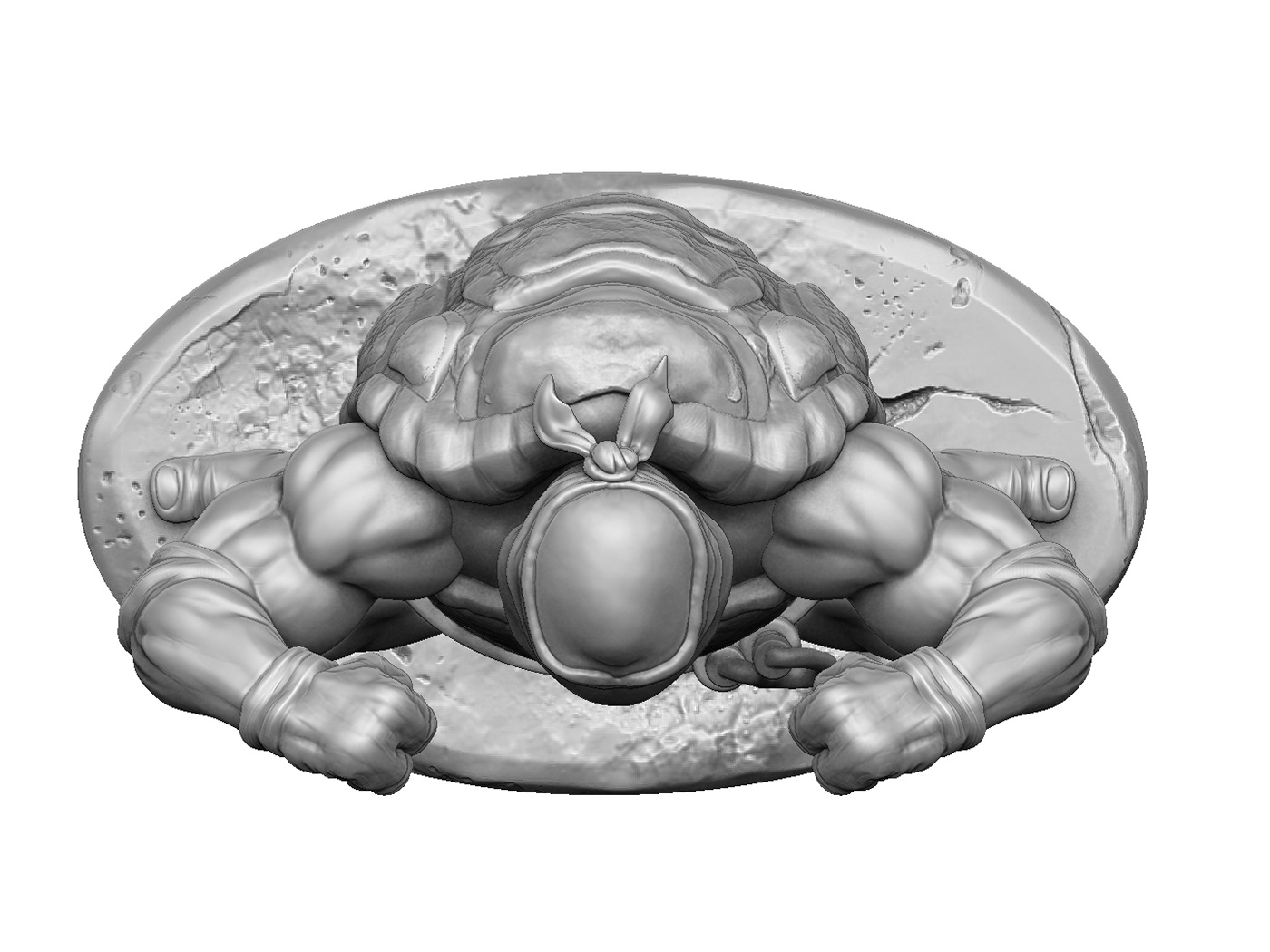 Ninja Turtles mutant Mutagen Pizza krang stl splinter Shredder model for 3D Print Michelangello