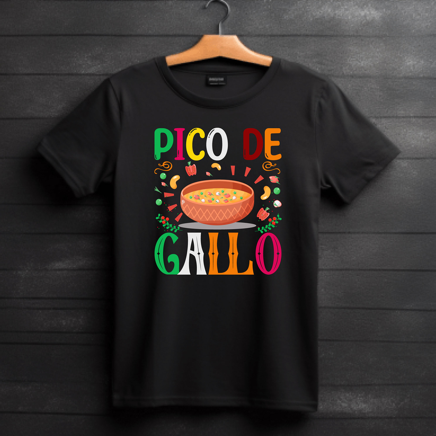 tshirt design branding  typography   graphics pico trendy modern Unique de gallo